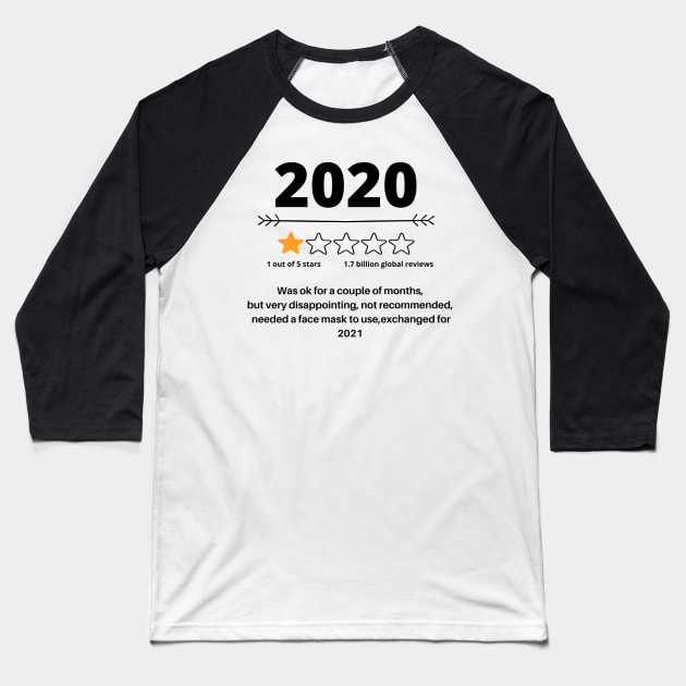 2020 Review Fun Design Exchange for 2021 Baseball T-Shirt by KicksNgigglesprints